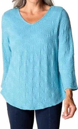 Habitat Sunburst Knit Swing Top In Dewdrop