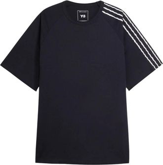 Yohji Yamamoto Classic Logo Cap - Heren - T-shirts - Zwart - S - Tops