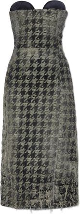 Diesel Jurk De-Olivia-Fsh - Dames - Casual kleedjes - Grijs - XS - Katoen - Kleedjes