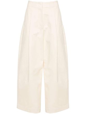 STUDIO NICHOLSON Cotton Wide-Leg Trousers-Donna