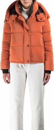 Moorer Thuile-Os Down Jacket In Orange