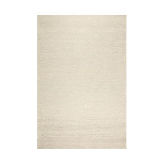 Un amour de tapis Alfombra kilim tejida a mano de lana lisa, beige 170x240