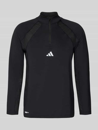 adidas Sweatshirt mit Stehkragen in Black, Gr&ouml;&szlig;e XXL