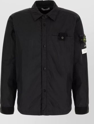 Stone Island down single breasted coat