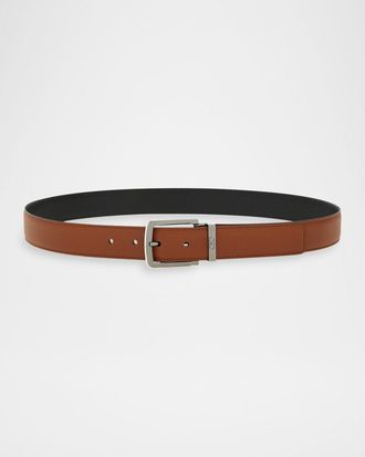 Ferragamo Mens Reversible Leather Belt