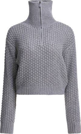 Max Mara Wool Blend Half Zip Sweater