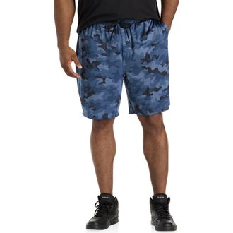 Reebok Big & Tall Camo Performance Shorts in Blue Camo at Nordstrom, Size 5X Big