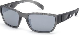 Adidas Sport SP0007 20C Mens Sunglasses Grey Size 57