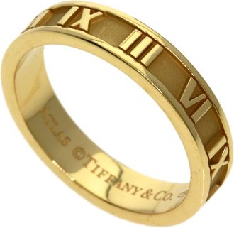 Tiffany & Co. Atlas Yellow Gold (18K) Band Ring (Pre-Owned)
