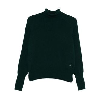 Victoria Beckham Wool Turtleneck Jumper - male - Victoria Beckham - Turtlenecks - Green - M - Knitwear