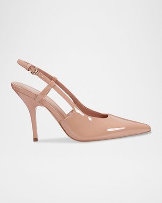 Marc Fisher Torry Patent Leather Slingback Pumps