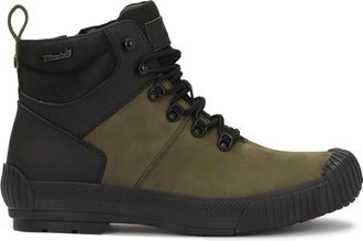 Kazar Combinatiemateriaal laarzen - Heren - Veterlaarzen - Groen - 40 EU - Leer - Schoenen