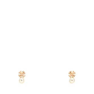 Tory Burch Accessoires, Dames, Geel, ONE Size, Moondance Logo en Pareloorstekers