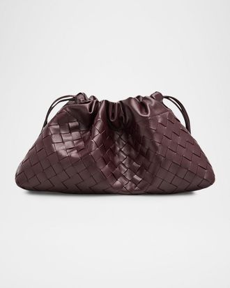 Bottega Veneta Leather Drawstring Shoulder Bag