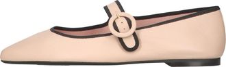 Pretty Ballerinas Square Toe Leather Mary Jane in Beige at Nordstrom, Size 37.5