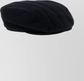 Yohji Yamamoto quilted soft structured hunting headwear