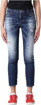 Dsquared2 Paint Splatter Skinny Jeans