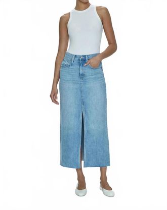 Pistola Denim Alice Midi Skirt In Blue