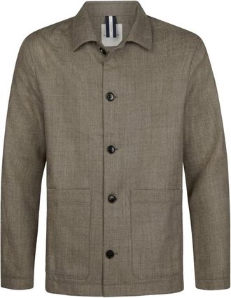 Profuomo Heren, Jassen, Bruin, Maat: XL Wol