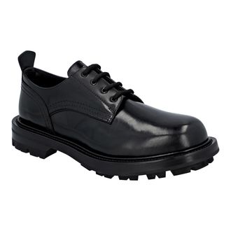 Alexander McQueen Alexander Mcqueen Mens Worker derby shoes - Black Calfskin - Size EU 40