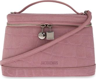 Jacquemus Borsa Vanity Petit Vanity in Camoscio - - Bags - Donna - Rosa - ONE SIZE