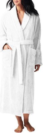 Coyuchi Gender Inclusive Cloud Loom Organic Cotton Robe in Alpine White at Nordstrom, Size X-Small