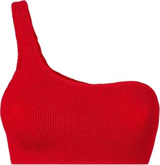 Bond-Eye Rode one shoulder bikini top Samira - Dames - Bikinis - Rood - ONE Size - Badmode