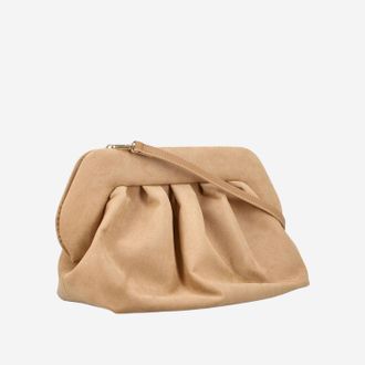 Themoir&egrave; Vegan Fabric Clutch - Beige