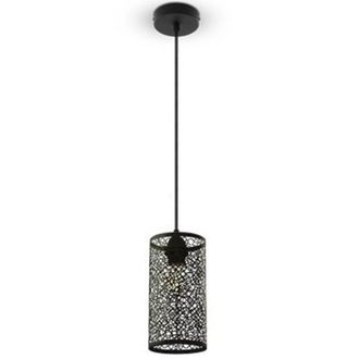 Trade Shop Trade Shop Traesio - Trade Shop - L&aacute;mpara De Suspensi&oacute;n Elegante De Estilo Marroqu&iacute; De Metal Negro