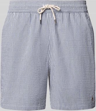 Ralph Lauren Badehose mit Label-Stitching in Blau, Größe XXL