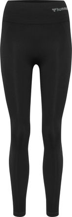 Hummel Trainingstights HUMMEL HMLTIF SEAMLESS HIGH WAIST TIGHTS, Damen, Gr. XL (42), N-Gr, schwarz, Obermaterial: 85% Polyamid, 15% Elasthan, eng, Hosen Trai