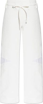 Tory Burch Cotton Pant - Dames - Sweatpants - Wit - XS - Katoen - Broeken