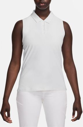 Nike Victory Dri-FIT Sleeveless Polo in 100 100 White/black at Nordstrom, Size Xx-Large