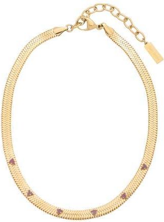 st. Moran Gemstone Snake Chain Necklace in Ruby at Nordstrom Rack