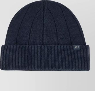 Paul & Shark ribbed cashmere beanie