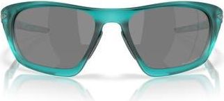 Oakley Lateralis 60mm Prizm Polarized Rectangular Sunglasses in Matte Arctic Surf at Nordstrom Rack