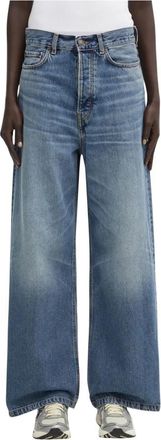 Fiorucci Wide Jeans - Dames - Loose Fit Jeans - Blauw - W27 - Jeans