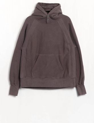 Engineered Garments Mens Raglan Hoodie In Graphite