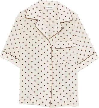 P.A.R.O.S.H. Camisa MC Sbillo - Dames - Overhemden - Wit - XS - Overhemden