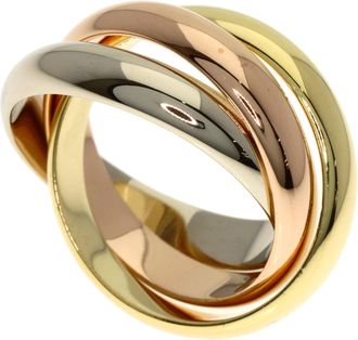 Cartier Pink Gold White Gold Yellow Gold Yellow Gold (18K) Pink Gold (18K) White Gold (18K) Band Ring (Pre-Owned)