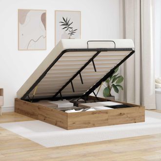 vidaXL Vidaxl Letto Ottomano Rovere Artigianale 140 X 200 Cm