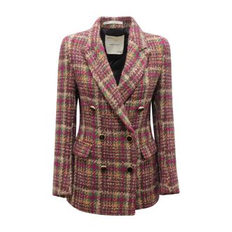 Emma & Gaia Blazers, female, Multicolor, Size: S 22S865 Giacca Doppio Petto
