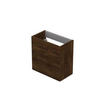 Bernacchini Contra/Enter Fonteinonderkast - 40x22x40cm - greeploos - 1 deur - links en rechtsdraaiend - MFC Koper eiken