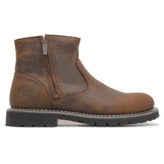 Harley-Davidson Harley Davidson Winslow 5 Inch Full Grain Leather Mens Ankle Boots - Brown - Size:UK 10