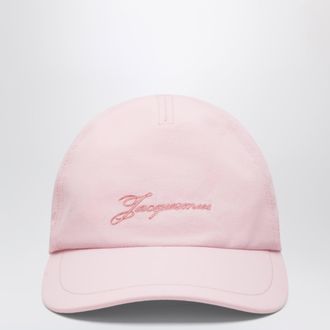 Jacquemus Pink Baluchon baseball cap