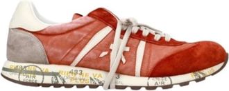 Premiata Sneakers, male, Multicolor, 7 UK, Lucy Lace-Up Trainers in Suede and Fabric