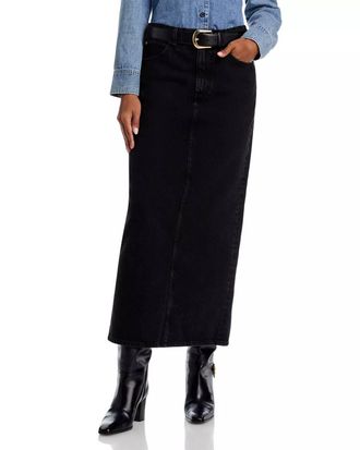 Frame Denim The Column Maxi Skirt In Sutro
