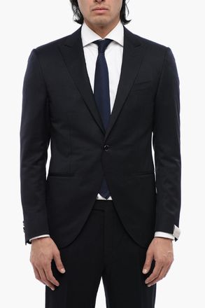 Corneliani Giacca a 1 Bottone Uno Spacco Revers a Lancia Corneliani