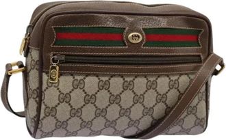 Gucci Pre-owned Cross Body Bags, female, Beige, Size: ONE SIZE Pre-owned Vintage Shoulder Bag