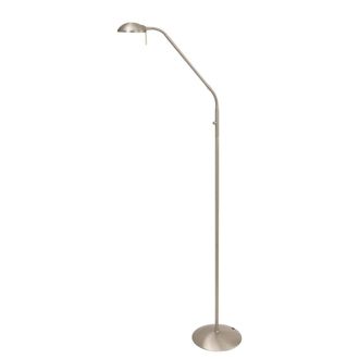 Steinhauer Mexlite - L&aacute;mpara De Pie - Biron - Acero - Vidrio Metal - L&aacute;mpara